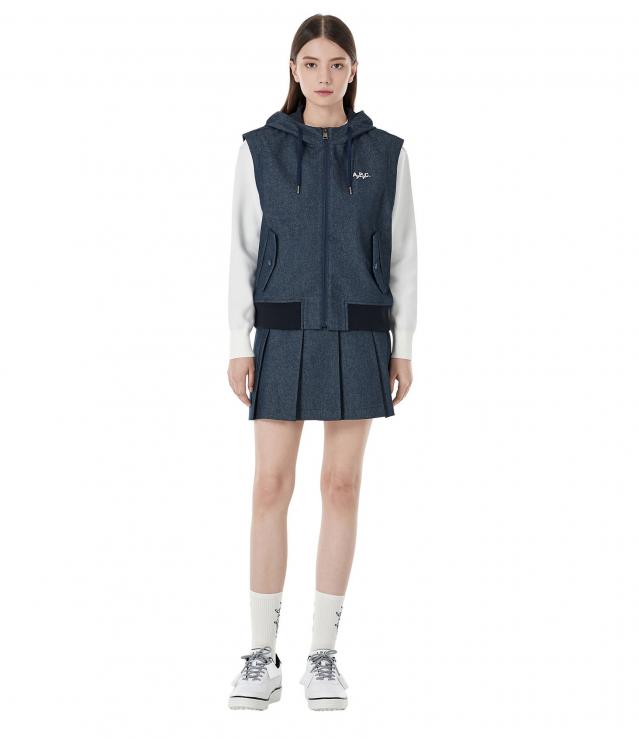 【即発送】ゴルフ レディース A.P.C. アーペーセー スカート（ネイビー） 中古・古着通販】A.P.C. (アー・ペー・セー) ラップスカート