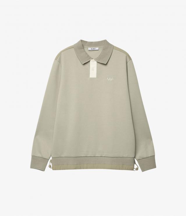 jersey ジップアップ