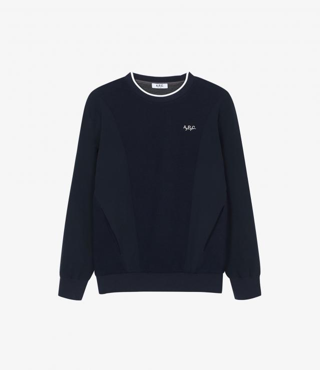 A.P.C. ブラック スウェット M A.P.C.（アーペーセー） トレーナー アイテム スウェットシャツ メンズ