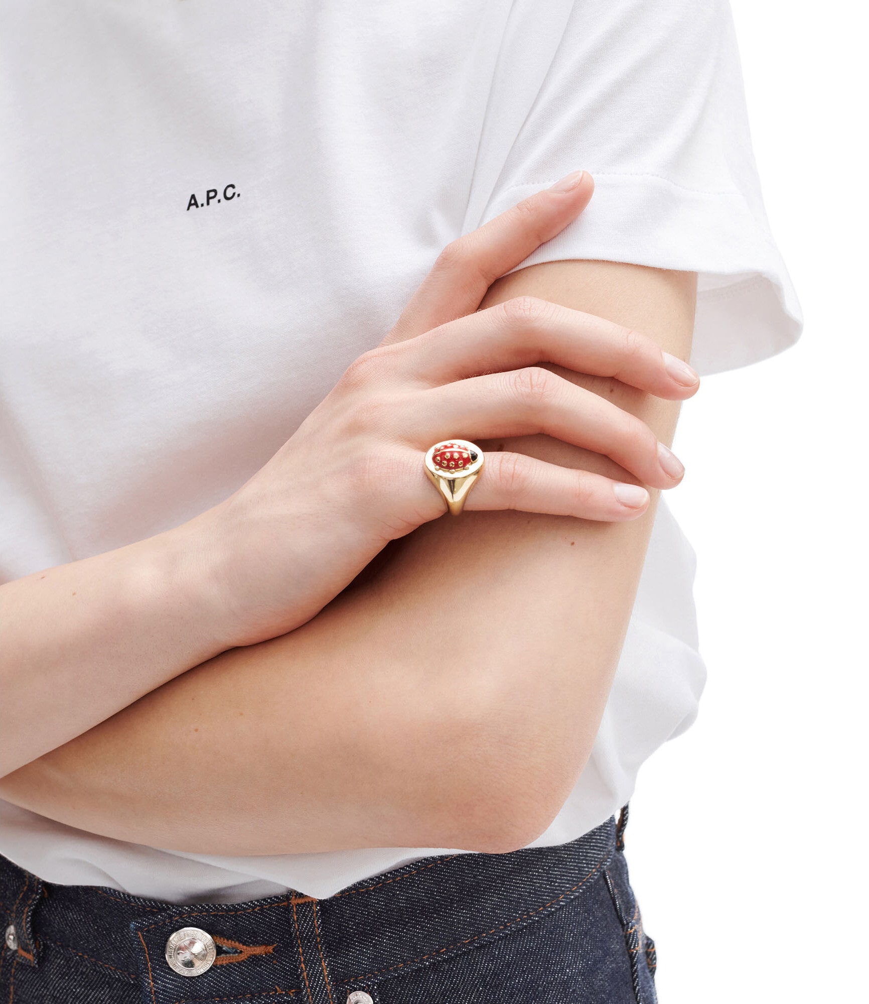 てんとう虫シグニットリング Femme A P C Store アー ペー セーストア