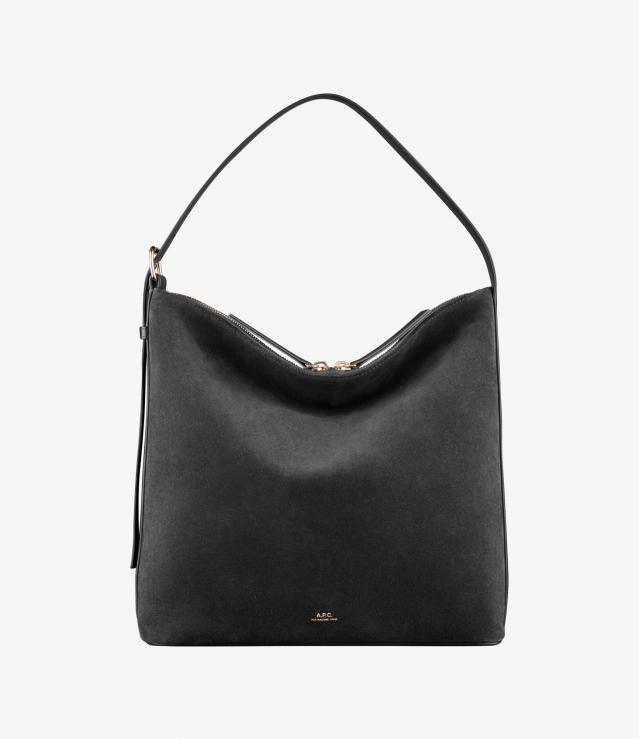 A.P.C. 黒 ショルダーバッグ APC ショルダーバッグ(黒)