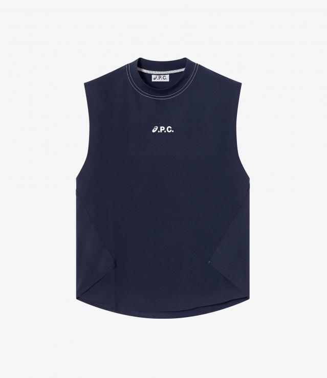 A.P.C. アシックス　CREW SS TOP 海外サイズS A.P.C. x CREW SLEEVELESS TOP | Women | Midnight | Women's T