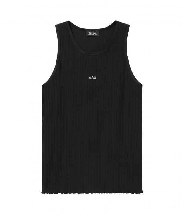 A.P.C.ロゴ入りタンクトップ