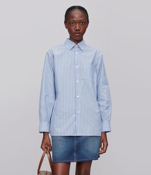 A.P.C. ネイビー 花柄 長袖シャツ S☆アーペーセー☆ブラウス☆短丈 A.P.C. ネイビー 花柄 長袖シャツ S☆アーペーセー☆ブラウス
