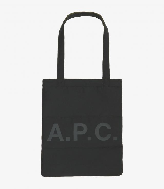 A.P.C. レザートートバッグ 黒 2WAY仕様 A.P.C.｜レザー 2way スクエア トートバッグ “CABAS MAIKO SMALL