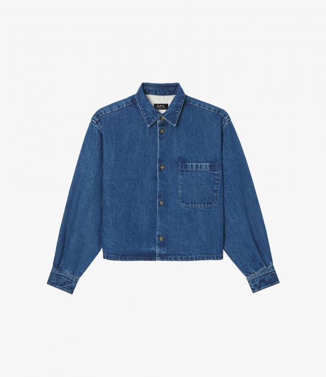 Samantha 刺繍入りオーバーシャツ