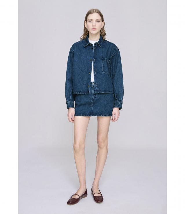 A.P.C. レディースデニムシャツ 34サイズ A P C デニムブルー 半袖シャツ レディースS｜Yahoo!フリマ（旧