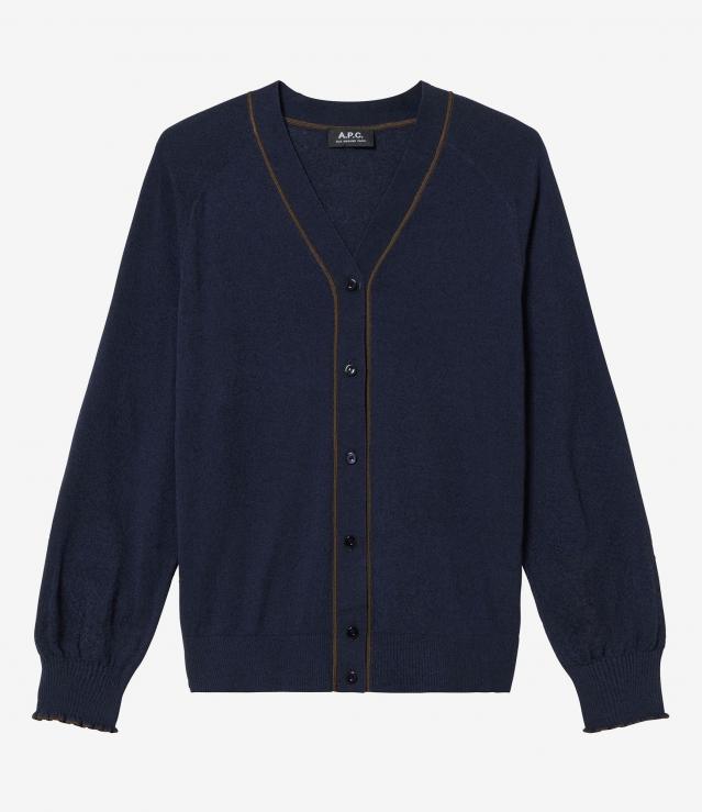 A.P.C. ニットジャケット　カーディガン　ウール　ブラック アーペーセー Yahoo!オークション -「a.p.c. ニット カーディガン」の落札相場