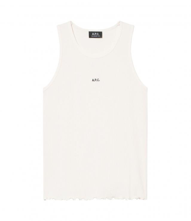 A.P.C.ロゴ入りタンクトップ