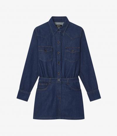 Western シャツワンピース