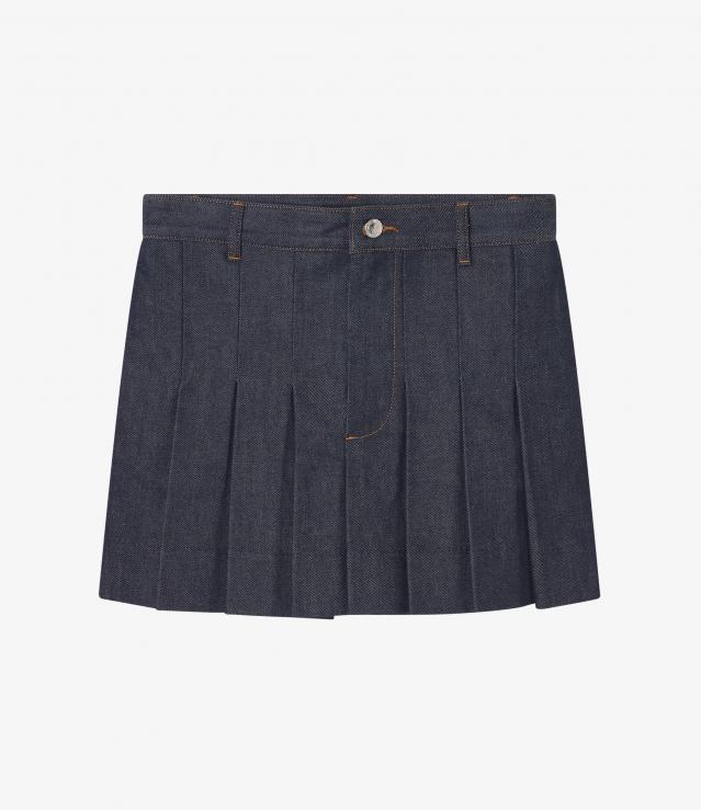 プリーツミニスカート