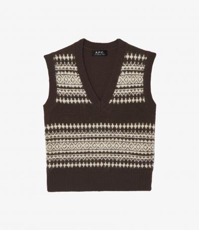 ジャカードベスト