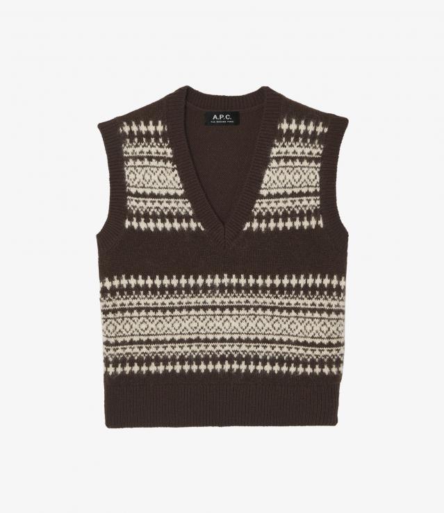 ジャカードベスト