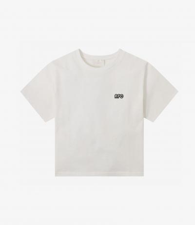 406 ロゴパッチ付Tシャツ