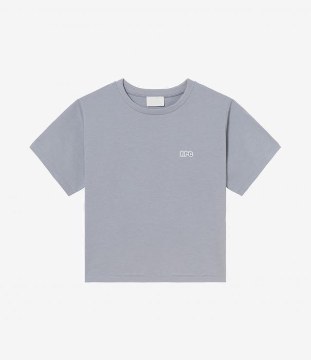 406 ロゴパッチ付Tシャツ