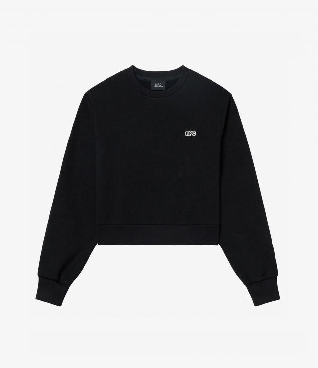 406 ロゴパッチ付スウェットシャツ