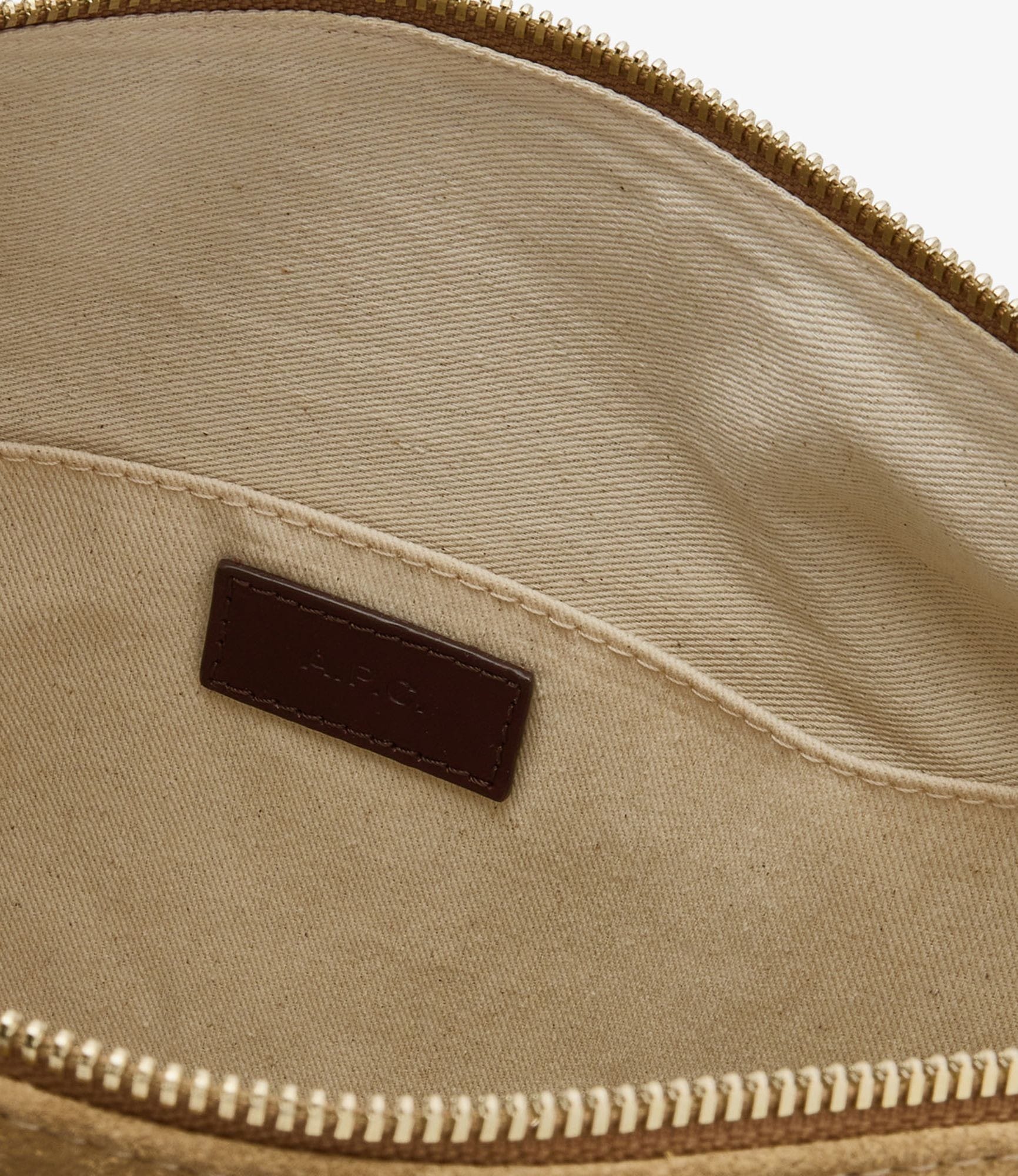 ベージュ/マロン