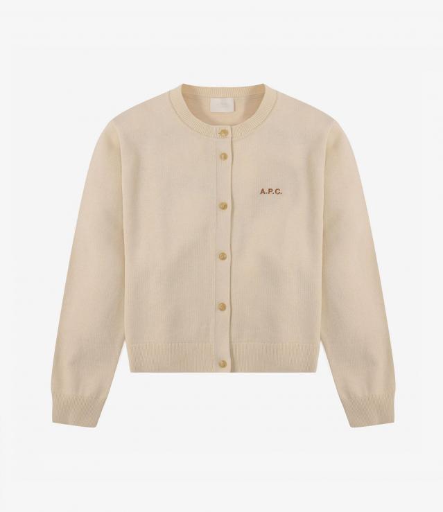 アーペーセー リブニット カーディガン アイボリー 厚手 フランス製 94年 A.P.C. | ニット / カーディガンの商品一覧 | A.P.C. | アーペーセー