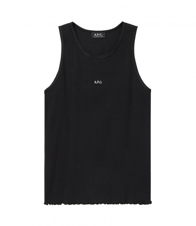 A.P.C.ロゴ入りタンクトップ