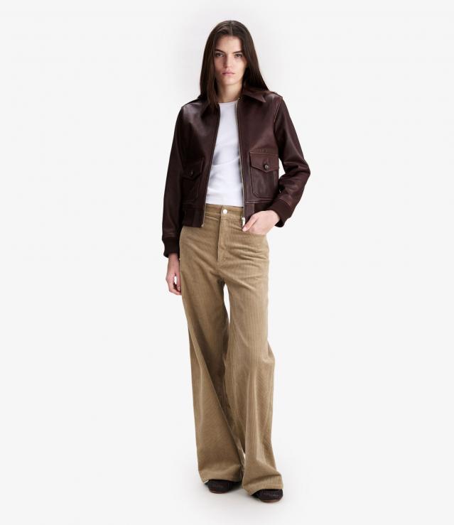★希少★A.P.C. アーペーセーレザージャケット ブラウン S A.P.C. | ブルゾン / ジャケットの商品一覧 | A.P.C. | アー・ペー