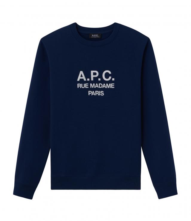 【A.P.C】セットアップ　ネイビー アーペーセー A.P.C. ショルダーバッグ ネックポーチ クロス