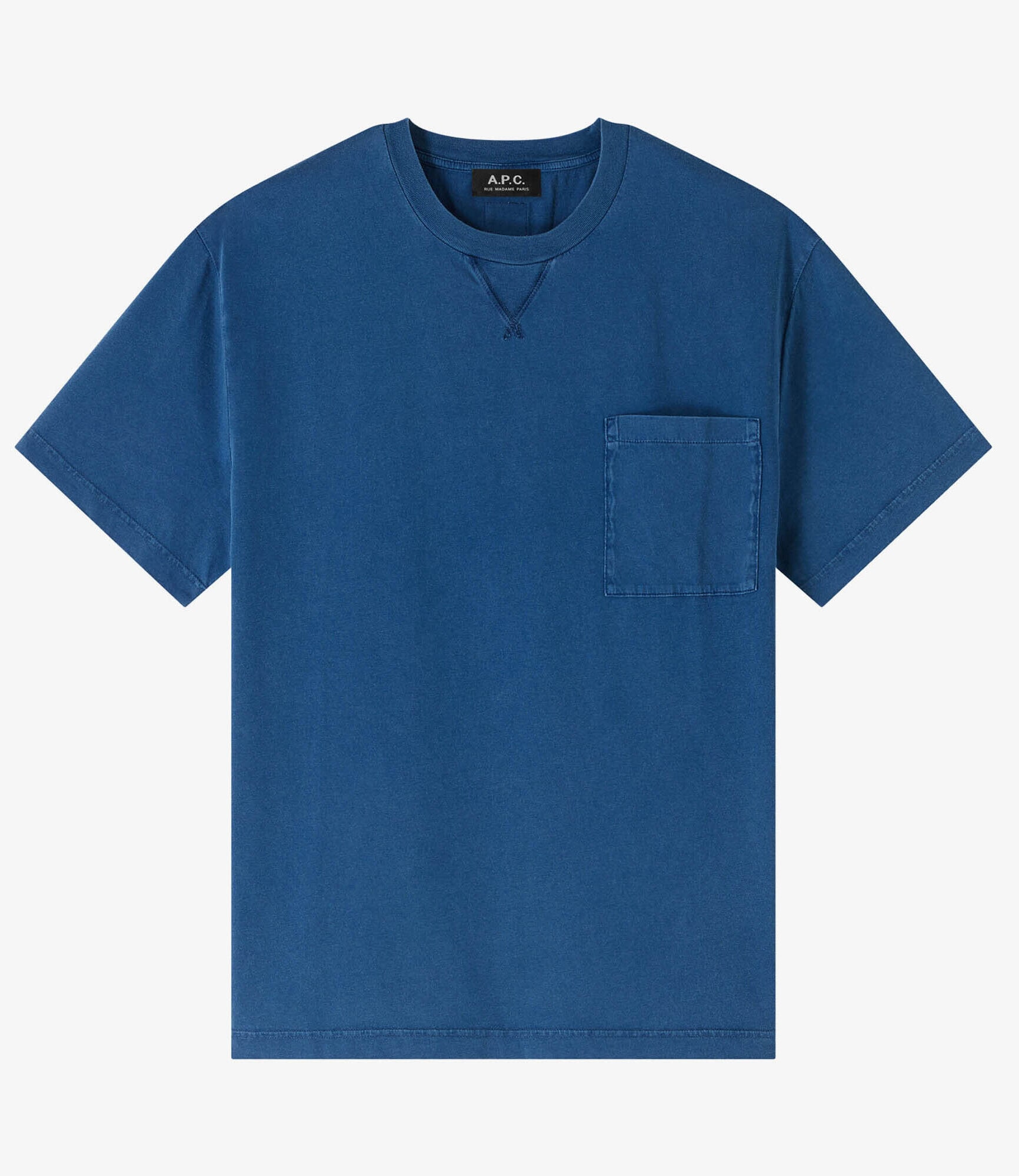 ◆A.P.C◆ レーベルH ガーメントダイ Tシャツ コットン Label H Garment Dye Tシャツ|HOMME |A.P.C. | アーペーセー