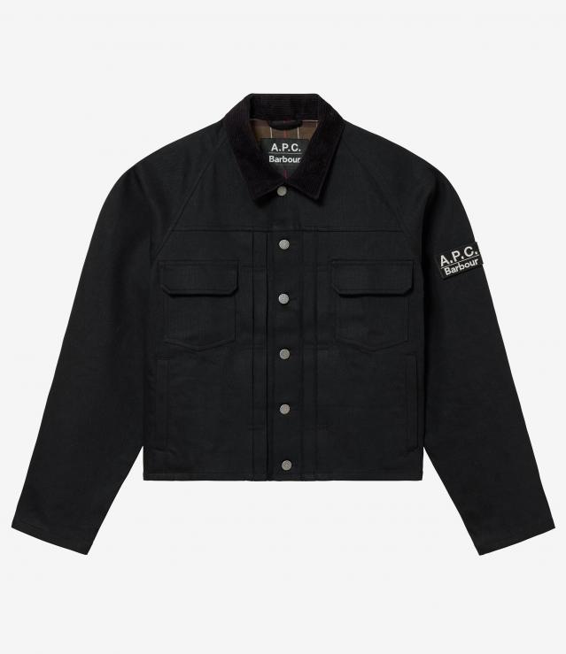 a.p.c × barbour 2nd デニムトラッカージャケット Ｍ a.p.c × barbour 2nd デニムトラッカージャケット M