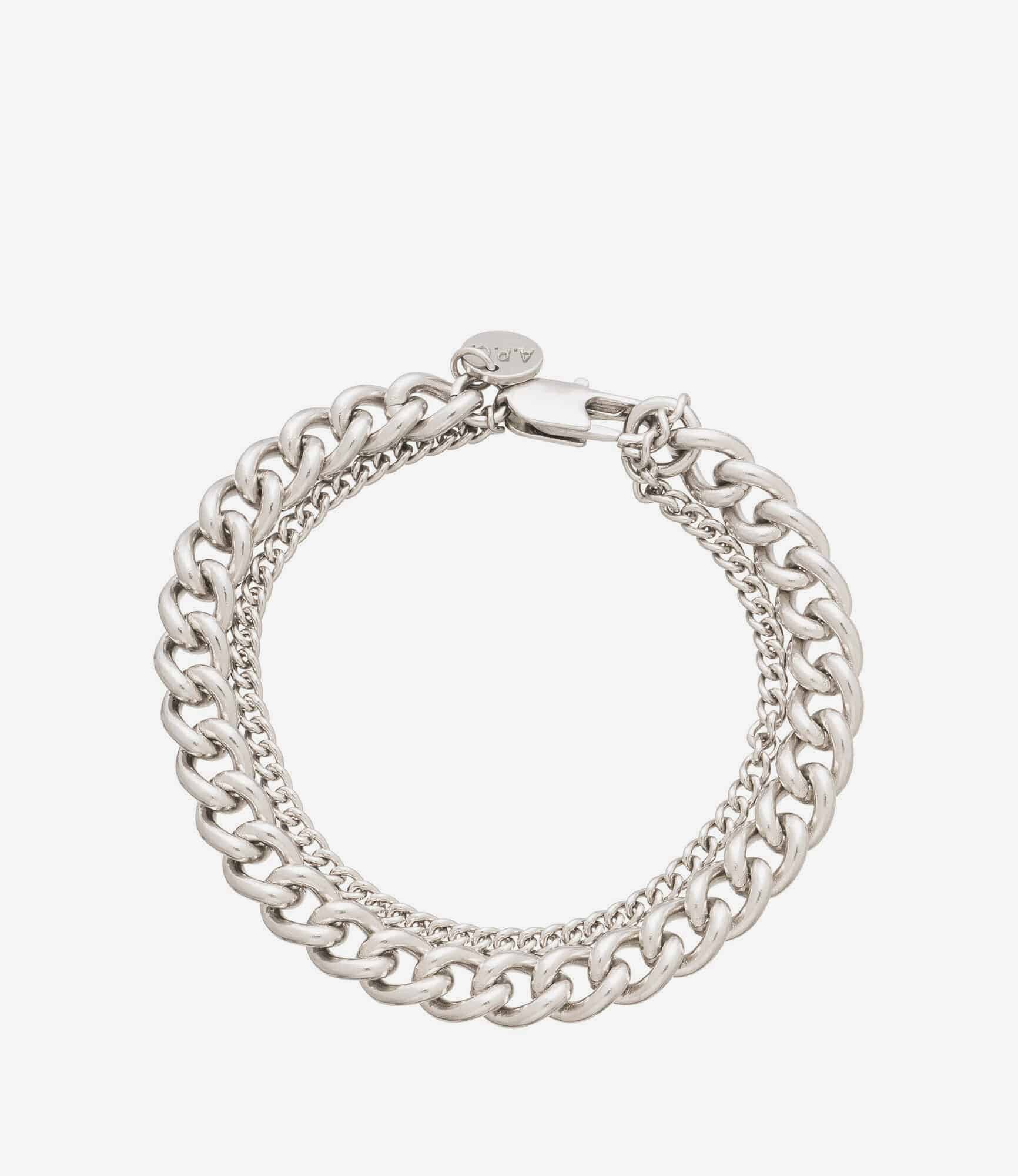 美品 アーペーセー A.P.C チェーンブレスレット 10-25081414 美品 アーペーセー A.P.C チェーンブレスレット 10-25081414