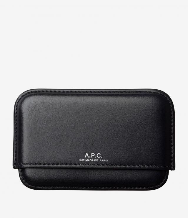 【APC】デミルンカード財布ブラック APC】デミルンカード財布ブラック (A.P.C./カードケース・名刺