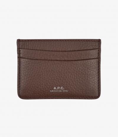 A.P.C.｜グレインレザー カードホルダー PXBLH-F63349 PXBLH-F63349LZZ_00_fd8e1a72-