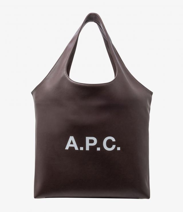 A.P.C メッシュトートバッグ 黒 APC トートバッグ メッシュ レザー 切り替え ブラック 最初期 超