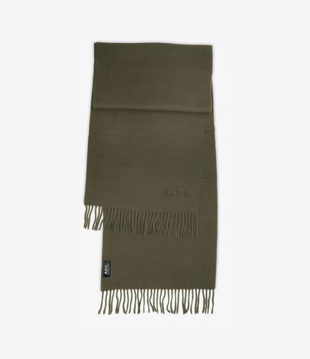 Ambroise 刺繍入りマフラー