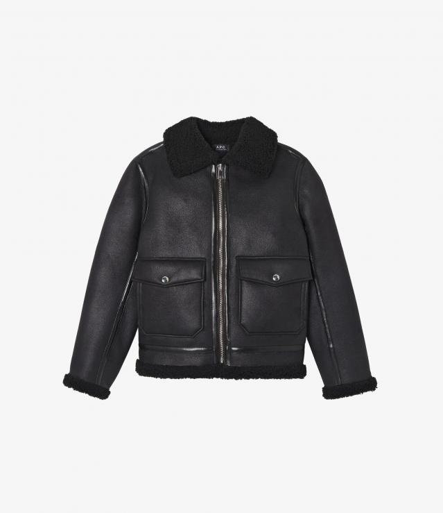 フランス製 A.P.C ラメジップブルゾン A.P.C. A.P.C.(アーペーセー) フランス製 ラメ加工 ジップアップ