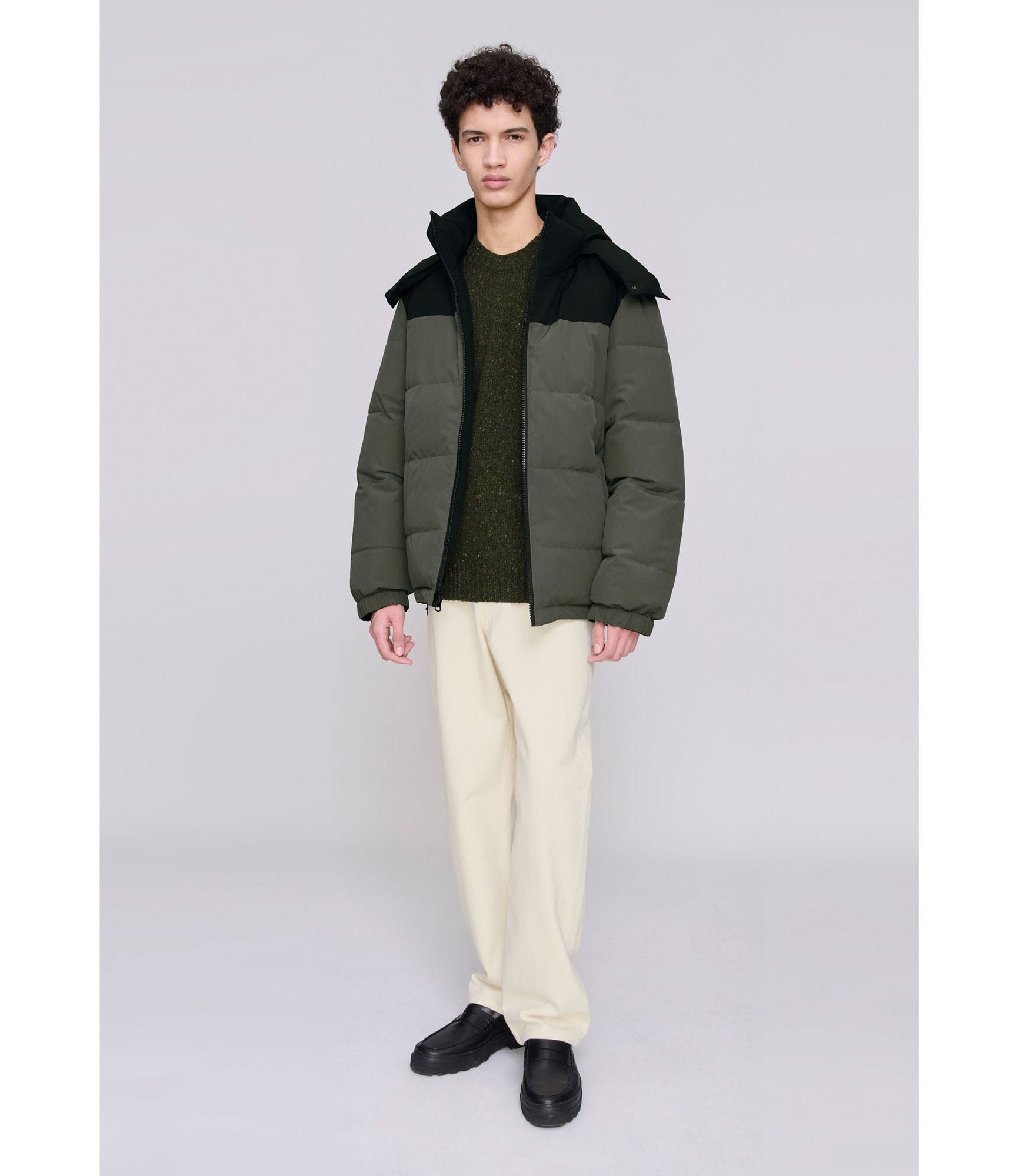 ミリタリーカーキ/黒