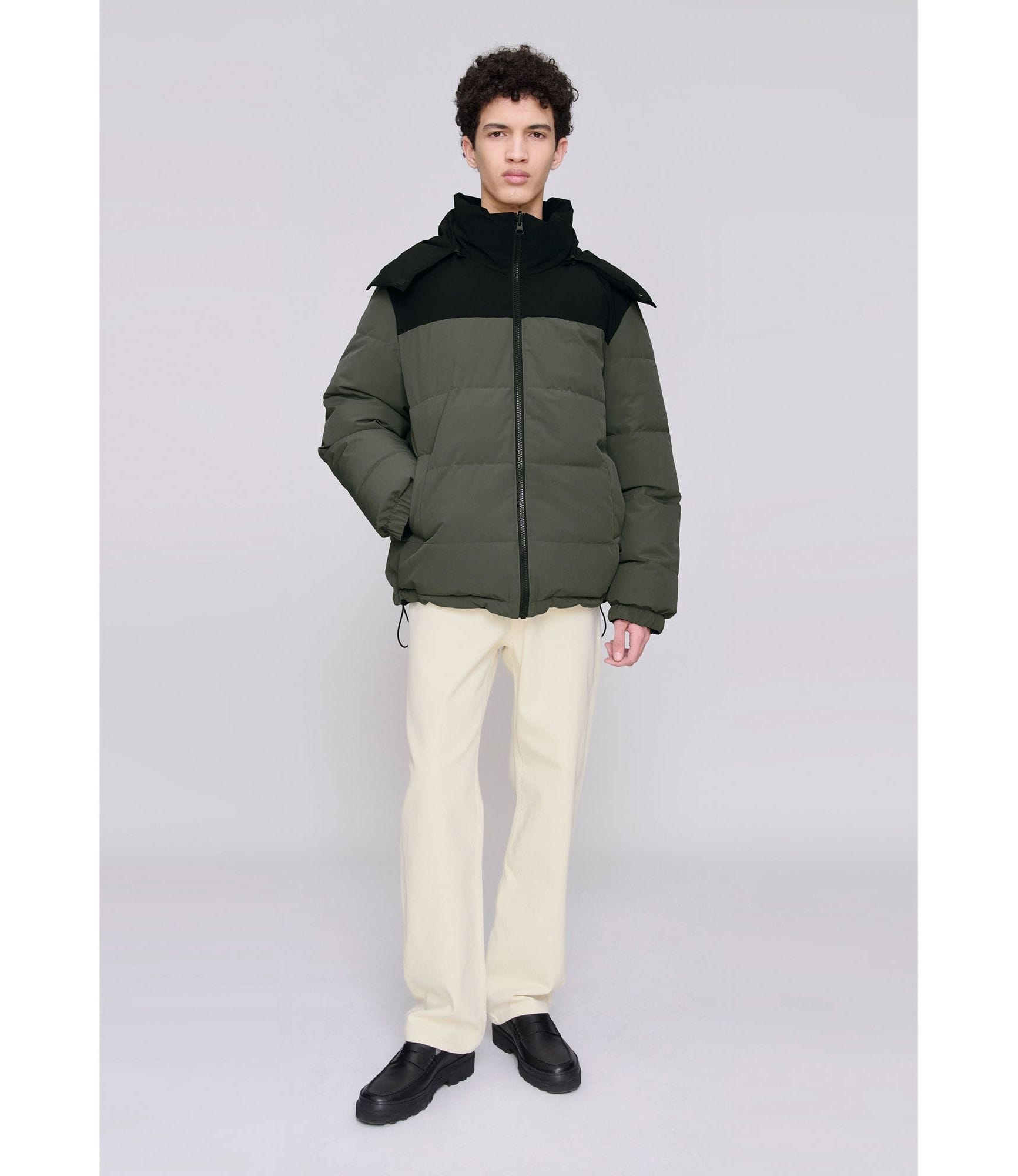 ミリタリーカーキ/黒