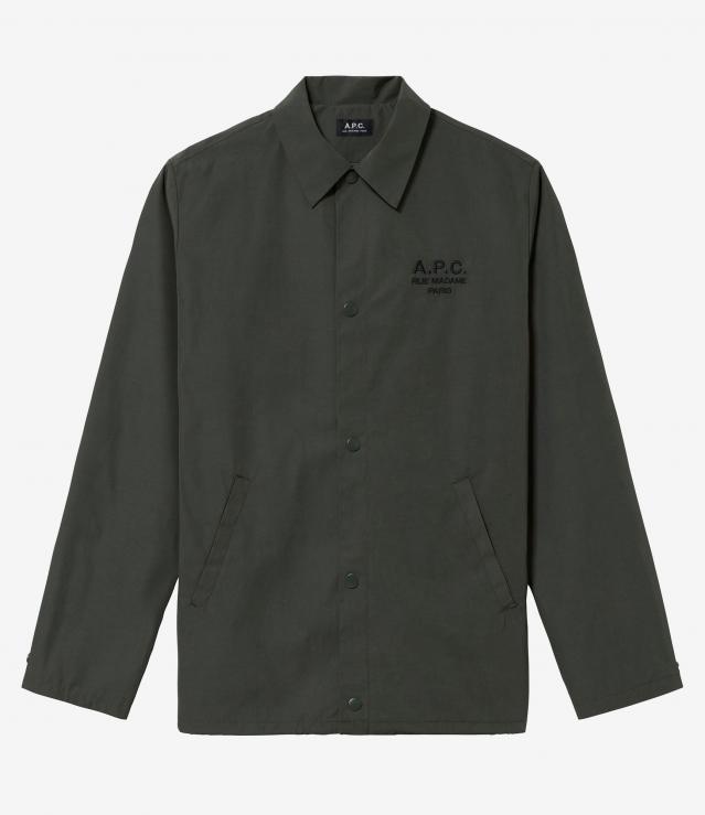 A.P.C. アーペーセー　ブラックウォッチ柄　ショート ダッフルコート M A.P.C. (アーペーセー) COMPACT EMMANUELLE Noir (Silver Zip