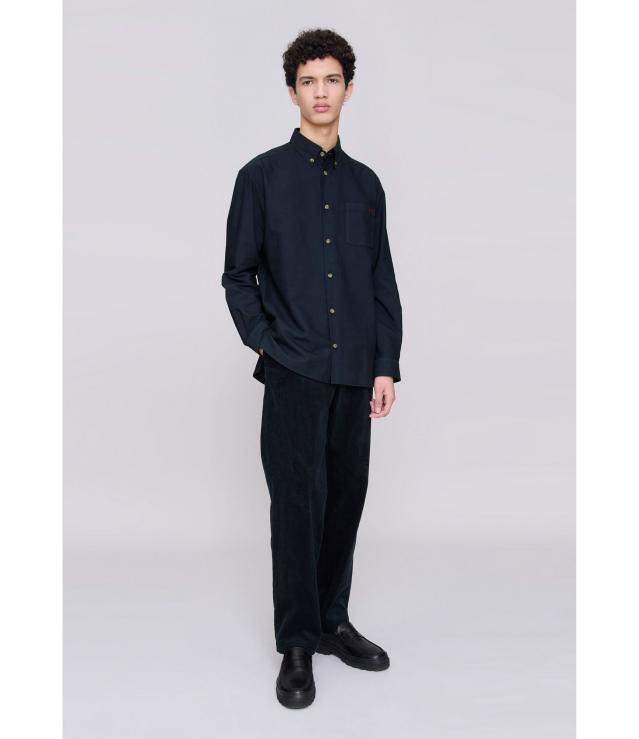 APC アーペーセー　オープンカラー　半袖　シャツ　ネイビー A.P.C. | シャツの商品一覧 | A.P.C. | アーペーセー日本公式
