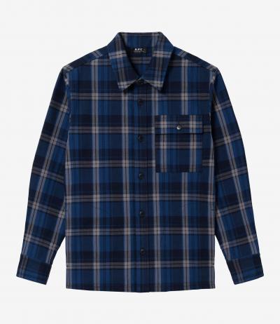 美品 A.P.C BD オックスフォードシャツ ボルドー APC Saield オーバー