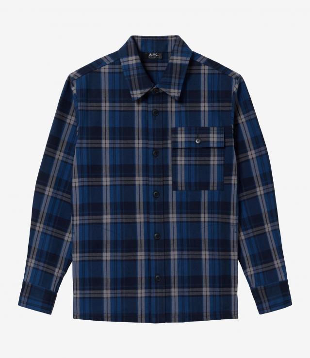 夏休みCP☀️ A.P.C. オリーブ ポロシャツ Lサイズ 新品 A.P.C. ポロシャツ | ブラック | FARFETCH JP