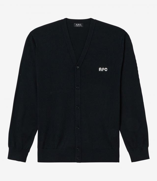 A.P.C. ニットジャケット　カーディガン　ウール　ブラック アーペーセー A.P.C. ニットジャケット カーディガン ウール ブラック