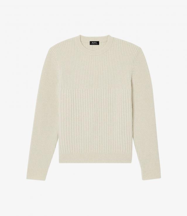 A.P.C. フランス製 ローゲージ厚手セーター カーディガン 定価50,000円 A.P.C ローゲージニット カーディガン - メルカリ