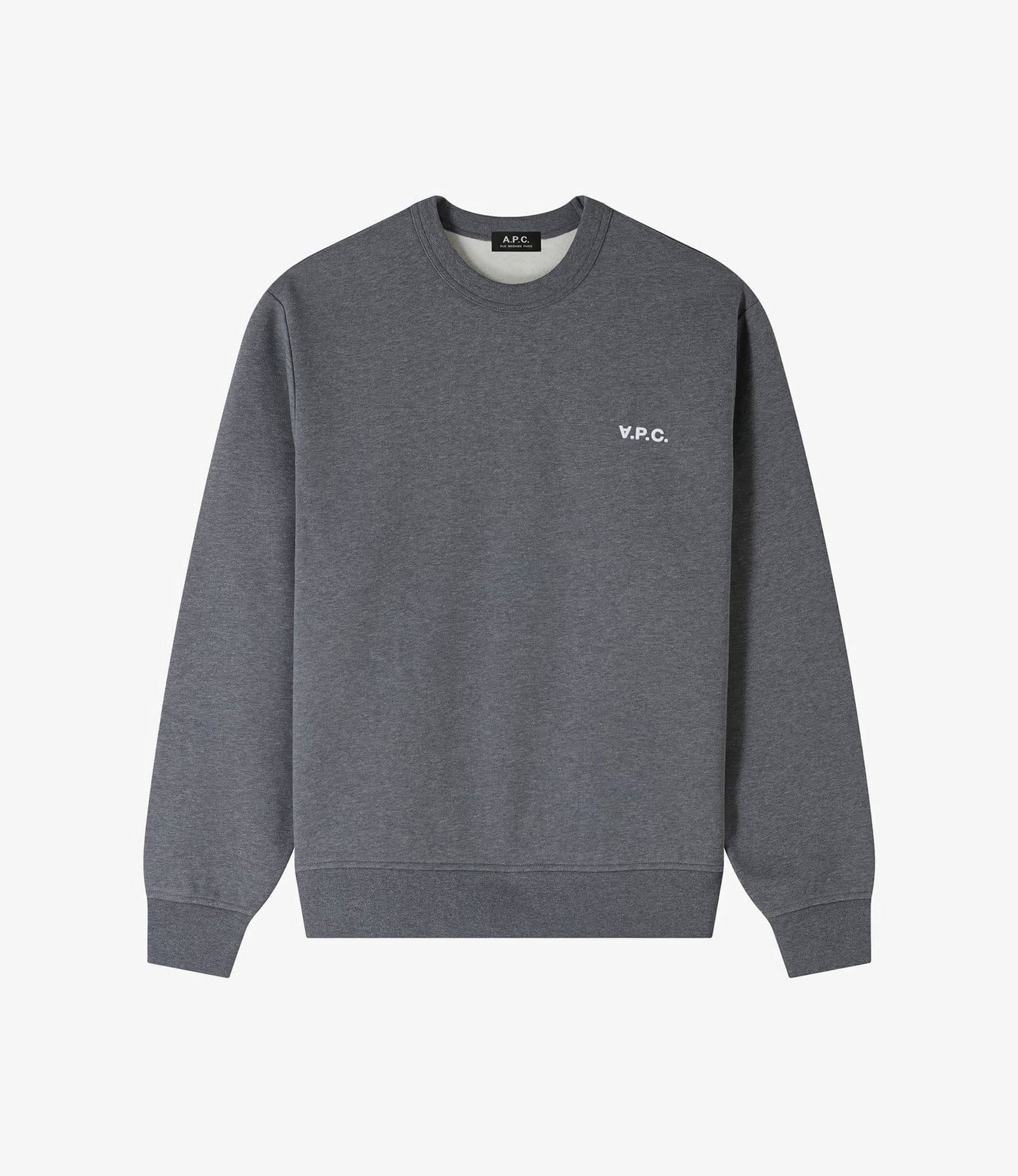 杢チャコールグレー/白