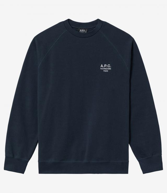 A.P.C. ネイビー ロゴ スウェット XL A.P.C. 【並行輸入品】アーペーセー APC トレーナー スウェット