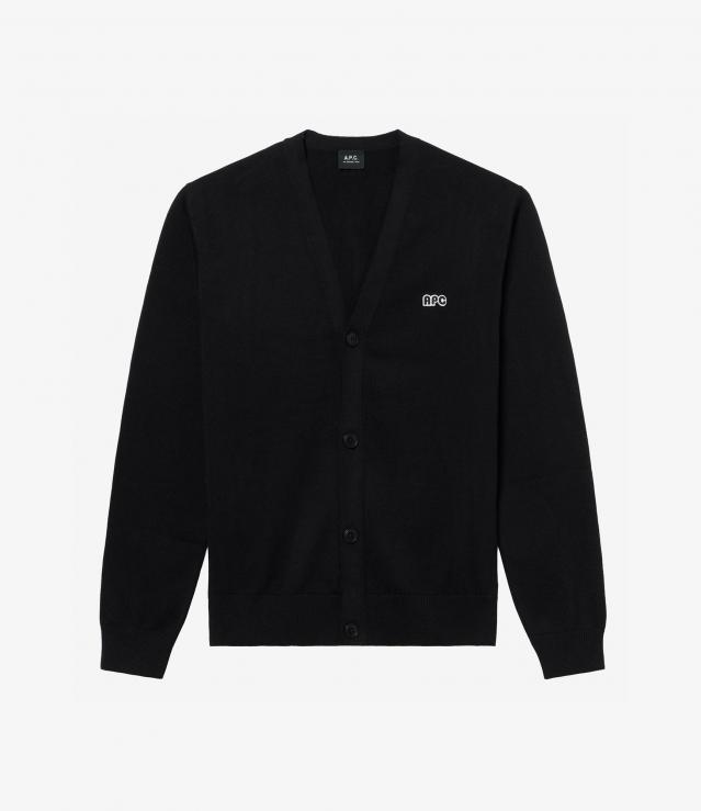 【新品未使用タグ付き】 A.P.C. ロゴ刺繍カーディガン アーペーセー新作 楽天市場】APC A.P.C. アーペーセー カーディガン cardigan bee COGDK