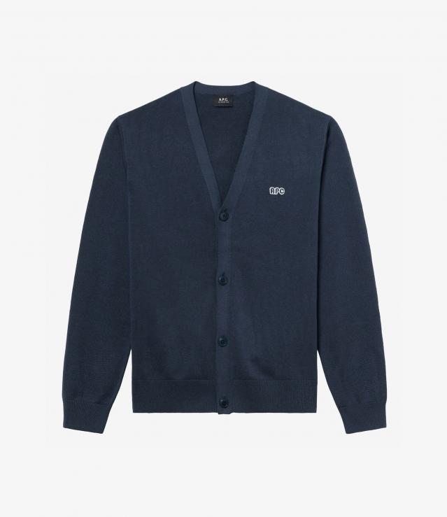 A.P.C.◆24441-32001/テーラードジャケット/M/コットン/NVY/ネイビー/中古/USED/古着 紺無地調テーラードジャケット セットアップ着用可AOKI公式通販