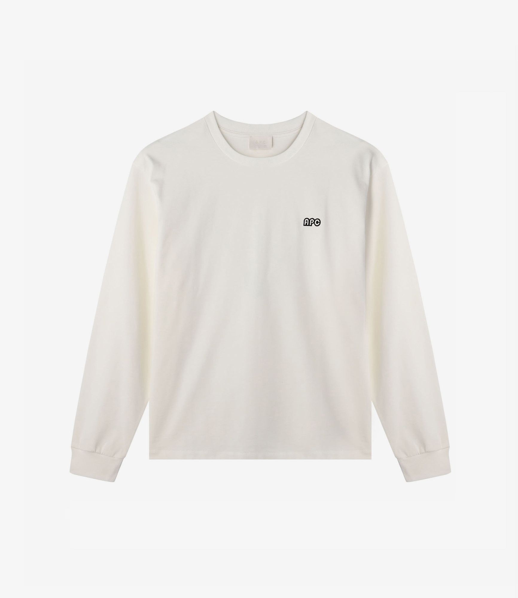 406 ロゴパッチ付長袖Tシャツ｜HOMME NEW｜A.P.C. | アー・ペー・セー