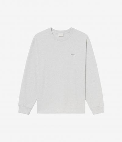 406 ロゴパッチ付長袖Tシャツ