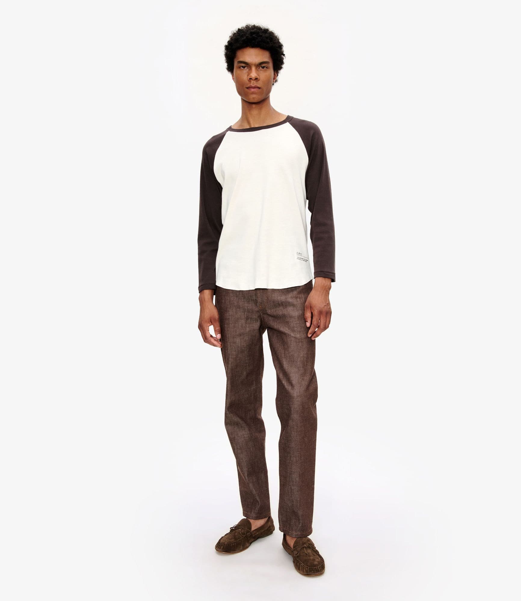 ベージュ/マロン