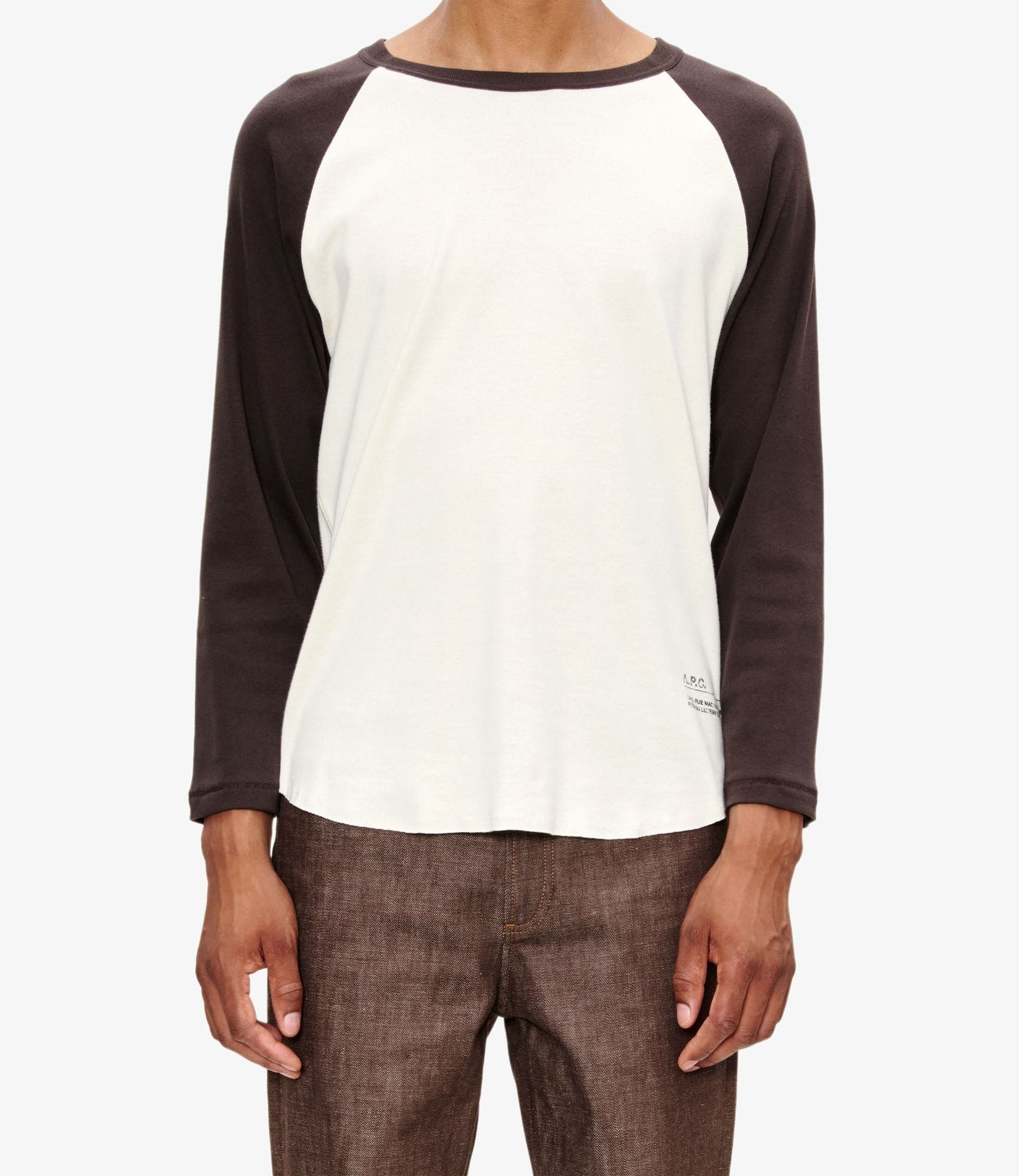 ベージュ/マロン