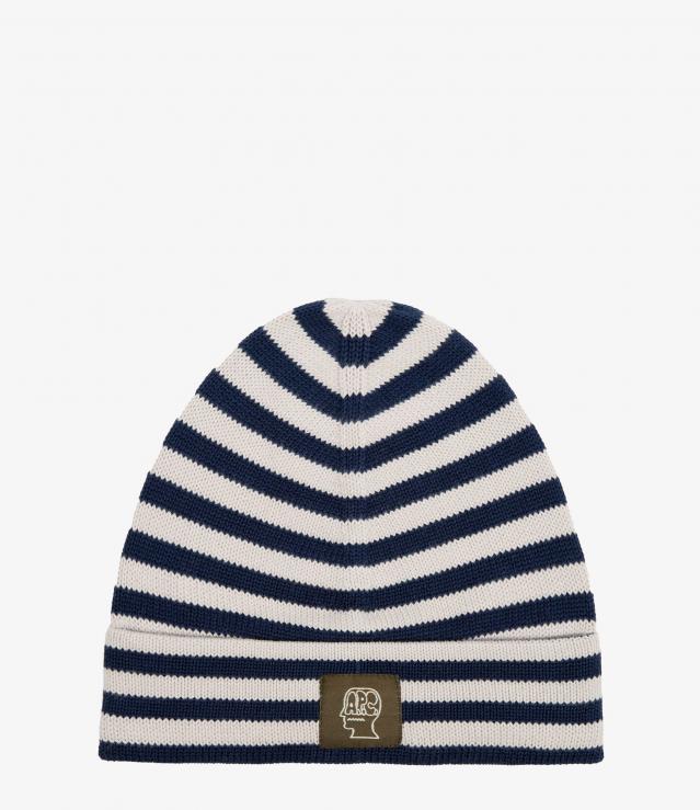 Brain Dead x A.P.C. Striped Cotton Beanie